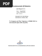 Fundamentals of Robotics: Lab Report