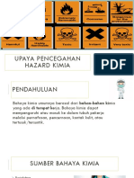 Upaya Pencegahan Hazard Kimia