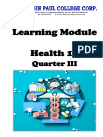 Health 10 Module Third Quarter