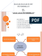 4 Asas Asas Pendidikan