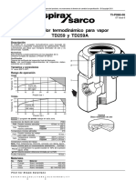 Purgador Termodinámico para Vapor TD259 y TD259A: Descripción