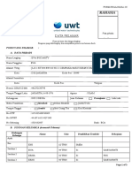 FORM HR 002, Data Pelamar