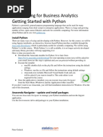 Getting Started With Python