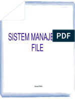 Sistem Manajemen File File Sistem Manaje