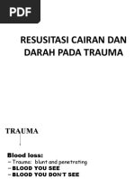 Resusitasi Cairan Dan Darah