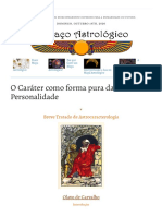 O Caráter Como Forma Pura Da Personalidade