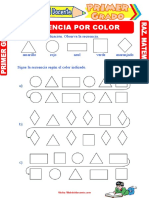 Secuencia Por Color para Primer Grado de Primaria