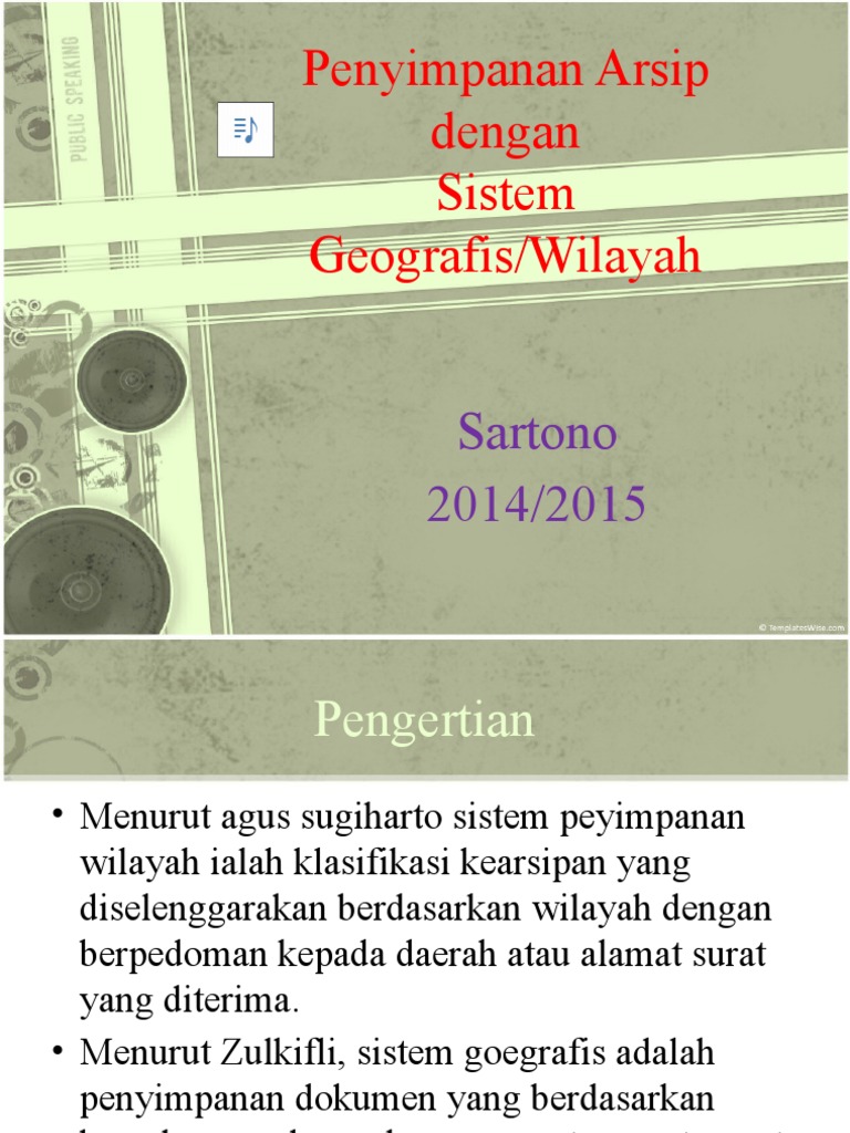 Arsip Sistem Geografis | PDF