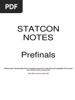 Statcon Prefinals Review PDF