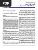 Awareness of Community On Fishery and Aquaculture Production in Central Ethiopia