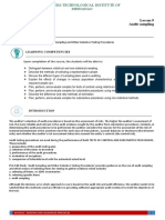 Lesson 9 - Audit Sampling