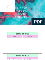 Discipline and Ideas in Social Sciences Introduction
