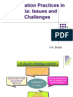 Digitization Practices in India: Issues and Challenges: V.N. Shukla