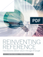 Anderson, Katie Elson - Cvetkovic, Vibiana Bowman - Reinventing Reference - How Libraries Deliver Value in The Age of Google-Amer Library Assn Editions (2015)