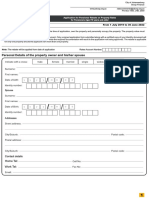 Personal Details of The Property Owner and His/her Spouse: Conditions