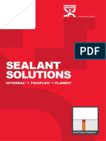 Sealant Solutions: Nitoseal Thioflex Flamex