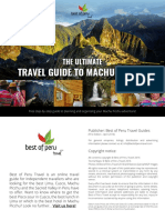 Machu Picchu Travel Guide