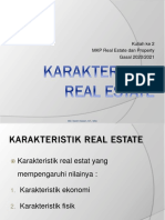 Karakteristik Real Estate