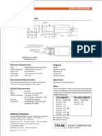 MODEL 8-405: Proximity Switch All-Metal Sensing, Sinking Output