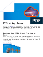 ITIL 4 Key Terms