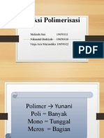 Reaksi Polimerisasi