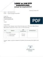 Laporan Kunjungan Klinik Darawolong Feb 2021