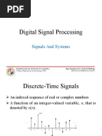 DSP 1 Signals and Systems