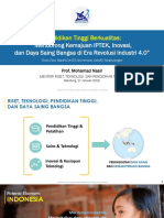 Orasi Dies UNPAR 63 - 2018 - Moh - Nasir - Pendidikan Tinggi Berkualitas-P