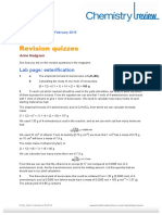 Revision Quizzes: Lab Page: Esterification