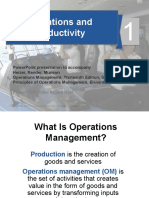 Operations and Productivity