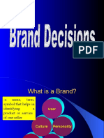 3.4 Branding Decisions