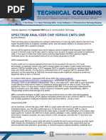 03-09-01 Spectrum Analyzer CNR Versus CMT SNR