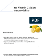 Efektifitas Vitamin C Dalam Imunomodalitas