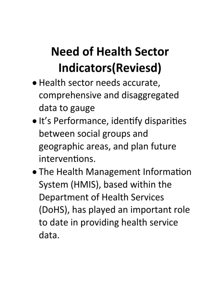 HMIS Indicators PDF Tuberculosis Hiv/Aids