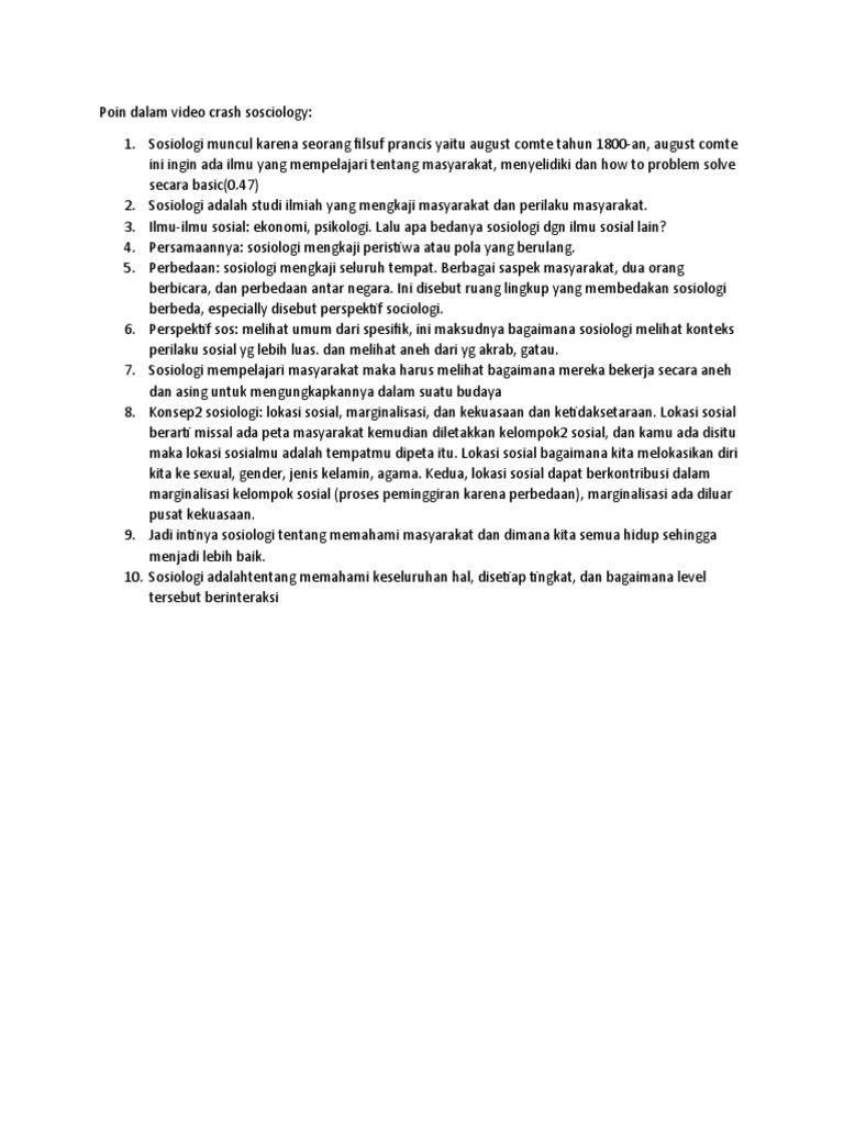 Review Crash Courses Sociology PDF