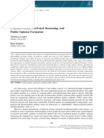 Political Parties, Motivated Reasoning, and Public Opinion Formation