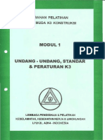 Modul 1. Undang-undang, Standar Peraturan K3