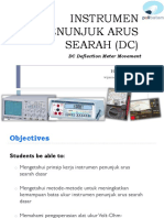 ALU III Instrumen Penunjuk Arus Searah I