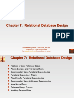 Chapter 7: Relational Database Design