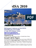 EMSA 2010: Second Call For Papers