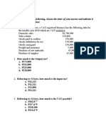 I. Compute For The Following, Choose The Letter of Your Answer and Indicate It in Your Answer Sheet