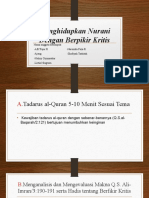 Menghidupkan Nurani Dengan Berpikir Kritis