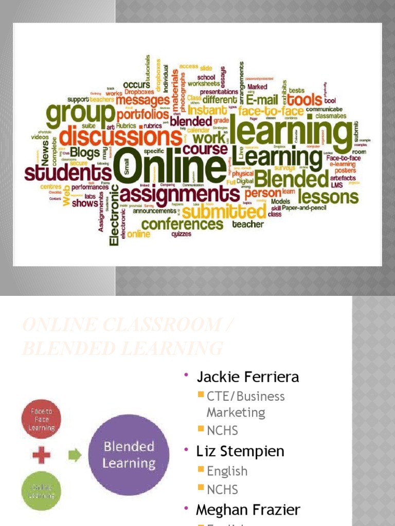 Online Classroom - Blended Learning | PDF | Teachers | Communication