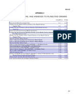 Plans, Orders, and Annexes To Plans and Orders: Appendix C