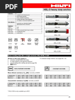 HSL-3 Heavy Duty Anchor: Basic Loading Data (For A Single Anchor) : HSL-3/HSL-3-SH