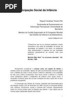 Participação Social da Infância