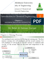 King Abdulaziz University: Introduction To Chemical Engineering