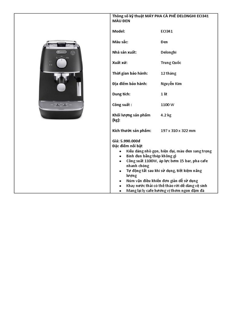 Coffee Maker | PDF