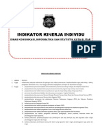 Indikator Kinerja Individu: Dinas Komunikasi, Informatika Dan Statistik Kota Blitar