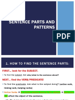 Sentence Pattern-Edited